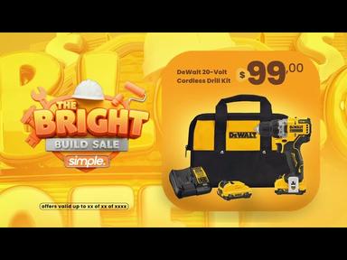 The Bright Build Sale
